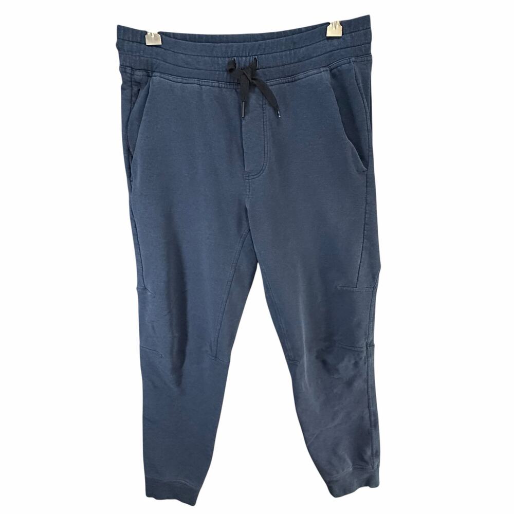 Lululemon City Sweat Jogger Pants Mens M Blue Taper Pockets Lounge Athleisure